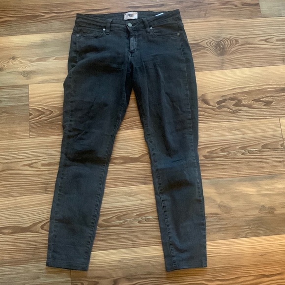 Paige Verdugo Ankle charcoal jeans size 27 - Picture 2 of 7